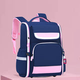TD® Sac à dos cartable grande capacité collège lycée scolaire élèves étanche rose violet sangle lanière épaule 20L garçon fille
