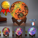TD® Lampe de bureau créative au clair de lune peinte Ghostly LED 3D Night Light - Veilleuse LED de chambre - Décoration de maison