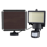 TD® 60 LED Solaire PIR Lampe de sécurité à détecteur de mouvement Lumière crue pour Jardin Garage Cabanon Allée Porche Pont