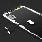 TD® Ensemble d'écran de téléphone portable adapté à l'écran tactile clair couleur sensible haute définition Apple iphone 12