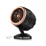 TD® Ventilateur turbo à double lame USB bureau plug-in étudiant dortoir maison muet petit ventilateur électrique