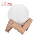 TD® Lampe à poser en forme ballon de football lumière LED décoration football modèle ballon lumière LED économie d'énergie blanc