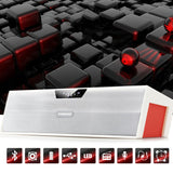INN® Enceinte portable Bluetooth - sans fil 10W - multi interfaces Haut-parleur stéréo sans fil Bluetooth Blanc/Rouge