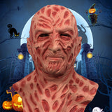TD® Halloween decoration freddy horreur grimace couvre-chef masque mascarade démon couvre-chef en latex