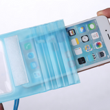 Téléphone portable sac étanche à la dérive écran tactile transparent équitation cou suspendu coque anti-pluie sac de natation