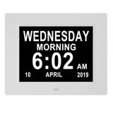 TD® Horloge LED Affichage Calendrier date heure tendance et moderne pour vie quotidienne fonctionnalités multiples affichage photos