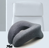 TD® Oreiller en U, protège-nuque, étudiant, sieste, bureau multifonctionnel, mousse mémoire, oreiller couché, sommeil, repos, gris f