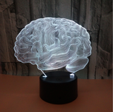 TD® xm12671-3D Veilleuse Cerf 3D Night Light 7 Changement De Couleur À Distance Led 3D Lumière Économie D'Énergie Bébé Sleep