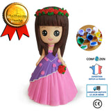 Tirelire bricolage peint à la main vinyle peint sans gypse blanc embryon poupée jouets pour enfants cadeaux Parent-enfant