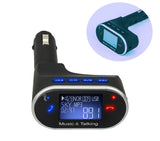 TD® LCD Voiture Kit Bluetooth Lecteur MP3 SD MMC USB FM Transmetteur FM Accessoire Auto Bluetooth, kit mains libres et télécommande