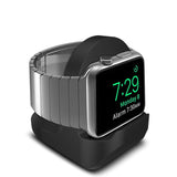 TD® Compatible avec apple watch1/2/3/4/5/6 générations Apple watch base iwatch support de charge en silicone style simple