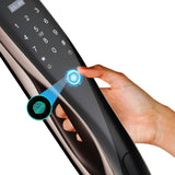 TD® Serrure automatique d'empreinte digitale domestique serrure intelligente serrure mot de passe serrure de porte antivol électroni