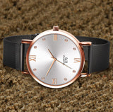 TD® Quartz Montres-bracelets Casual et Business Series Mesh montre de la ceinture cadeaux hommes  Ceinture noire or rose visage blan
