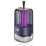 TD® Cage à oiseaux choc électrique inhalation moustique tuer lampe charge silencieuse moustique piégeage lampe anti-moustique