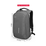 TD® Sac à dos en nylon créatif anti-vol Sac à dos rechargeable USB  pour hommes Sac à dos pour  du milieu et de l'université Sac à d