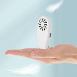 TD® Portable silencieux petit ventilateur usb rechargeable mini ventilateur de masque à clipser extérieur pour les enfants