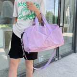 TD® Sac de fitness sport séparation sèche et humide pour femmes sac de yoga sac de voyage portable léger grande capacité pour hommes