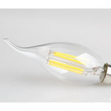 10X E14 Filament Ampoule 4W Filament LED Ampoules Vintage Blanc Froid 6500K C35 Lampe Edison Retro 400LM Brillant Ampoule Edi