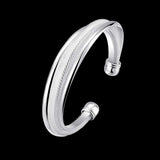 Bracelets pour femmes vintage charme de personnalité bracelets en argent pour femmes bracelets ouverts bracelets bijoux pour