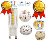 TD® Lot de 2 Ampoule LED à faible consommation en forme de Maïs/ Lumière  LED G9 3W/ Intérieur Extérieur/ Economie d'énergie