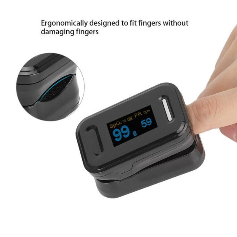 TD® Oxymètre de doigt professionel, Appareil médical avec un écran