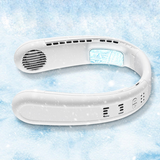 TD® Ventilateur de cou suspendu extérieur ventilateur de refroidissement à semi-conducteur portable ventilateur sans feuilles de cam