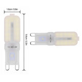 TD® 10pcs Ampoule LED halogène Blanc chaud éclairage lumière incandescence verre puissance lumineuse petit