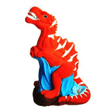 Tirelire bricolage fait à la main pour enfants graffiti grand dinosaure blanc embryon plâtre poupée étudiant cadeau d'anniver