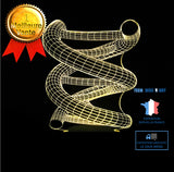TD® -Veilleuse Nocturne 3D   Veilleuse 3D Visual Bulb Illusion D'Optique Table Color&eacute;e Mignonne Lampe De Table Petite Usb