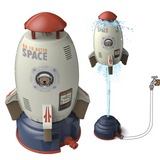 TD® Fusée de pulvérisation d'eau tournant dans le ciel en plein air artefact de pulvérisation d'eau jouet de fusée pour enfants