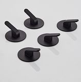 Patère patère en métal noir solide  sac chambre simple moderne espace simple porte en aluminium patère salon salle de bain cr