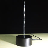 TD® Lampe 3D Mouche Illusion Nuit Lumière/7 Changement Couleur Tactile Acrylique Plat Base ABS et Câble USB / Décoration Veilleuse