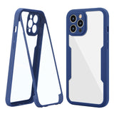 TD® Étui de téléphone portable tout compris à 360 ° pour Apple 13pro film de coque à trous fins housse de protection intégrée