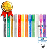 Stylo couleur 12 couleurs Marqueur acrylique à base d'eau 3-5mm Convient à toutes sortes de surfaces Album  Stylo marqueur ac