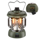TD® Rétro Camping Lumières Camping Lumières TYPE-C Rechargeable Extérieur Multifonctionnel Portable Éclairage Tente Camping Lumières