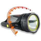 TD® Lampe de poche à lumière forte rechargeable ultra-lumineuse à longue portée extérieure étanche projecteur portable haute puissan