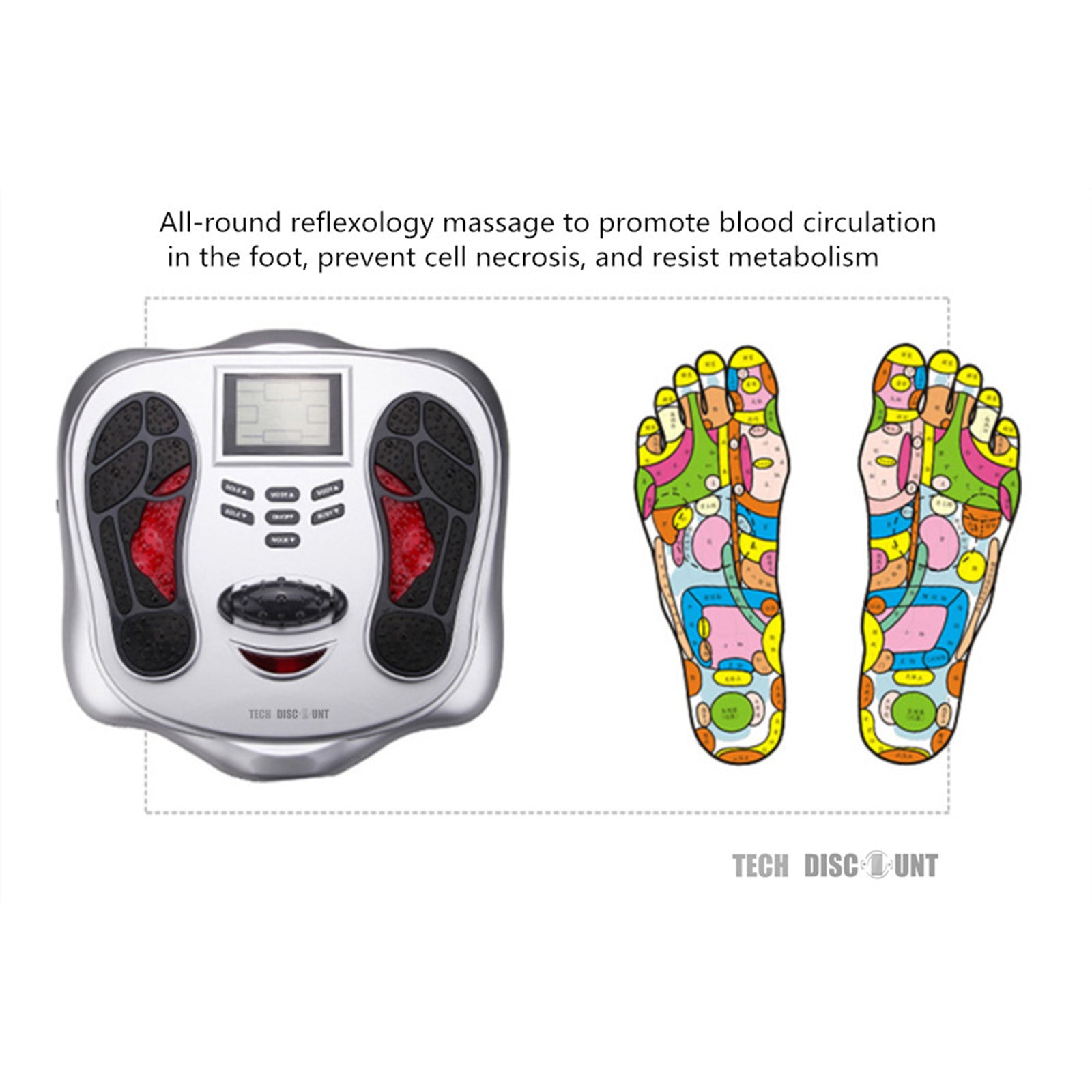 TD® masseur pieds circulation sanguine shiatsu électrique drainant pro thérapie électromagnétique physiothérapie stimulation jambe s