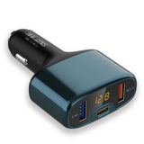 TD® Transmetteur FM de Voiture/ Sans fil Allume-cigare Bluetooth Adaptateur Radio MP3 Chargeur Rapide USB