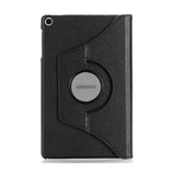 Étui pour tablette Samsung Galaxy Taba 8 pouces SM-T290/T295 Étui en cuir plat noir Support rotatif Étui de protection multi-