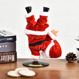 TD® Décorations de Noël Handstand électrique hip-hop Poupée Père Noël Créativité de Noël Jouets pour enfants Ornements Ornements de