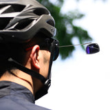 TD® Lunettes de cyclisme rétroviseur mini miroir miroir plat miroir réglable multi-angle équipement d'équitation