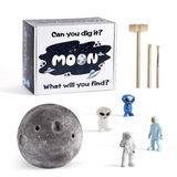 TD® Jouets éducatifs lune lune jouets en plastique de l'espace extra-atmosphérique jouets d'excavation archéologiques extraterrestre