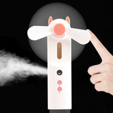 TD® Instrument de poche hydratant pour le visage en ABS vaporisateur petit ventilateur usb charge humidificateur multifonction