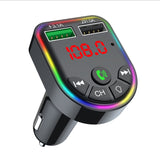 TD® transmetteur volant fm bluetooth voiture emetteur allume cigare jack radio lecteur MP3 multimédia pas cher sans fil main libre