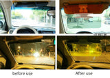 TD® Pare soleil voitures bébé pare brise avant anti-éblouissement véhicule visière anti soleil diminution vision reflet bande film