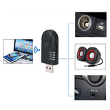 TD® Récepteur bluetooth de voiture Émetteur FM de voiture Récepteur audio bluetooth Lecteur MP3 bluetooth récepteur mains libres  st