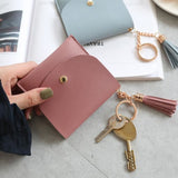 TD® portefeuille mini petit portefeuille femmes court mince mode gland doux  simple porte-monnaie porte-cartes