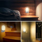 TD® Veilleuse LED,Techole Lampe Nuit Murale Automatique Plug-and-Play avec Capteur Crépusculaire, Veilleuse Enfant Eclairage pour Ch