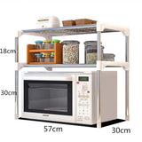 TD® 2 Étagères de rangement pour cuisine, salle de bain et de douche - Étagère micro onde et four