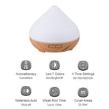 TD® Aromathérapie humidificateur purificateur d'air télécommande télécommande diffuseur ultrasonique coloré